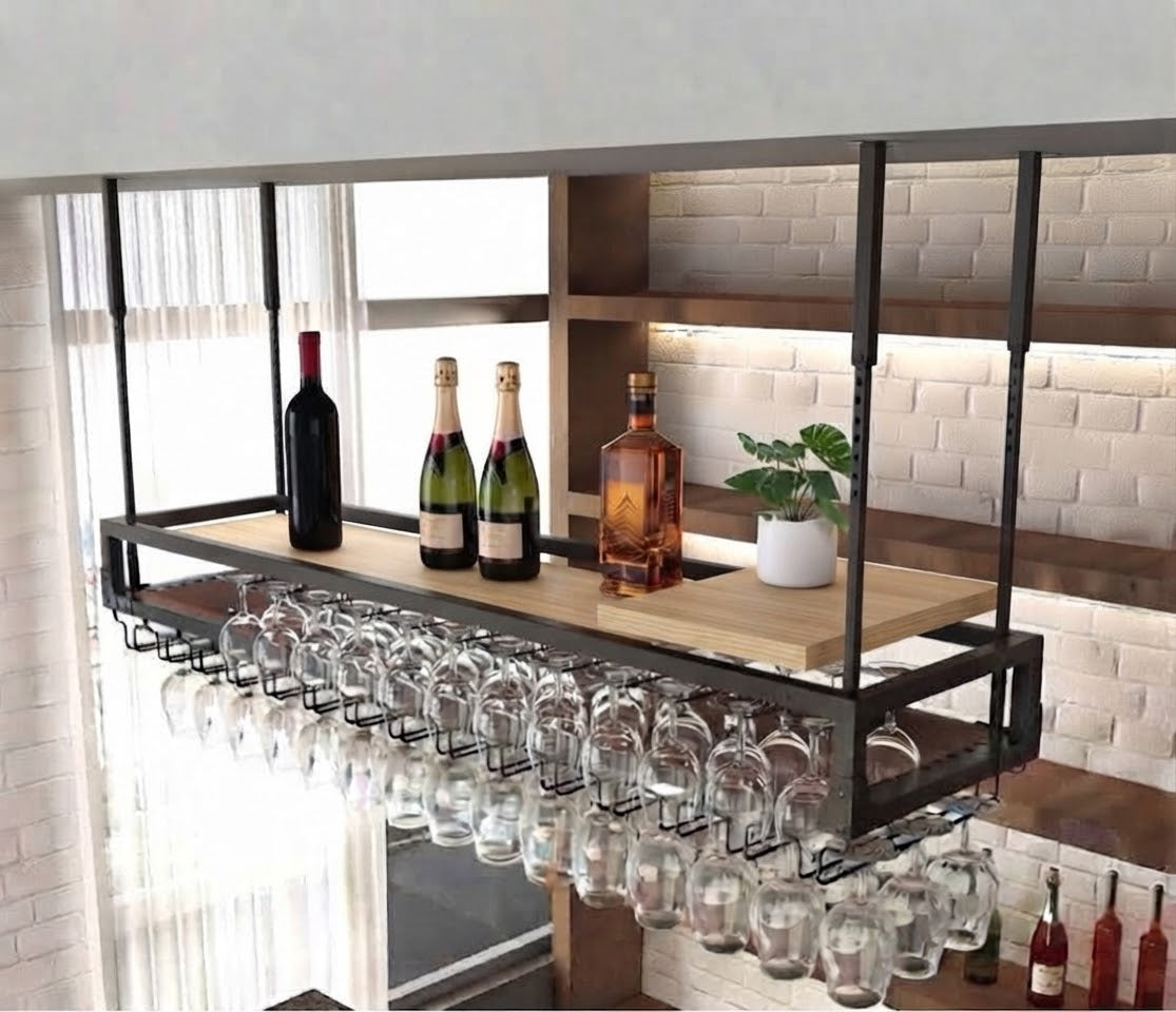 Le Ciel du Sommelier, étagère suspendue pour verres à vin - Cave & Comptoir