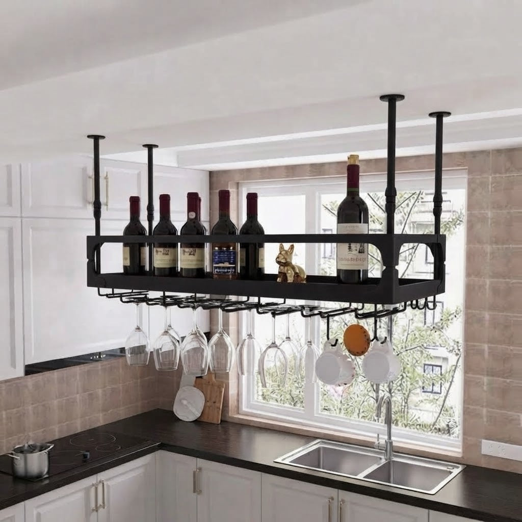 Le Firmament du Sommelier, porte-bouteilles suspendu, photo 4 - Cave & Comptoir