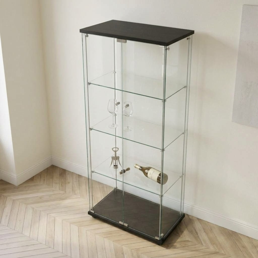 La Galerie, grande vitrine en verre avec LED et serrure, photo 2
