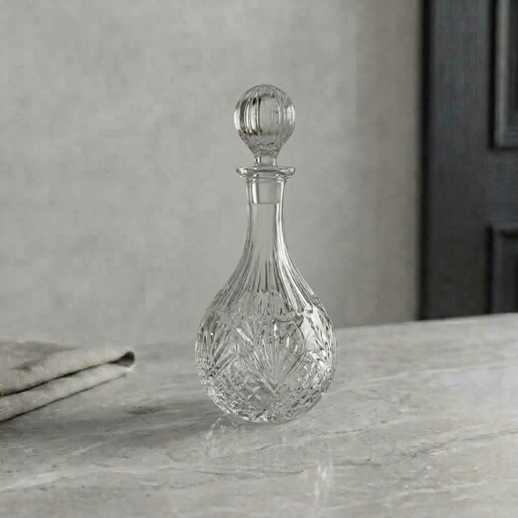 La Rondeur, carafe ronde à cannelures - Cave & Comptoir