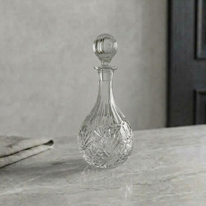 La Rondeur, carafe ronde à cannelures - Cave & Comptoir