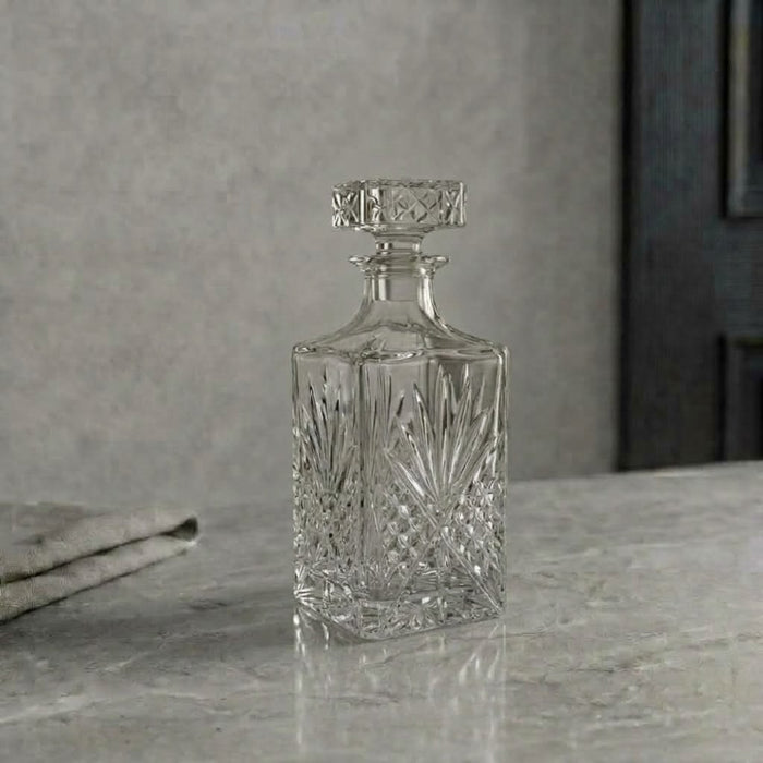 L'Éventail, carafe rectangulaire taillée en éventail - Cave & Comptoir