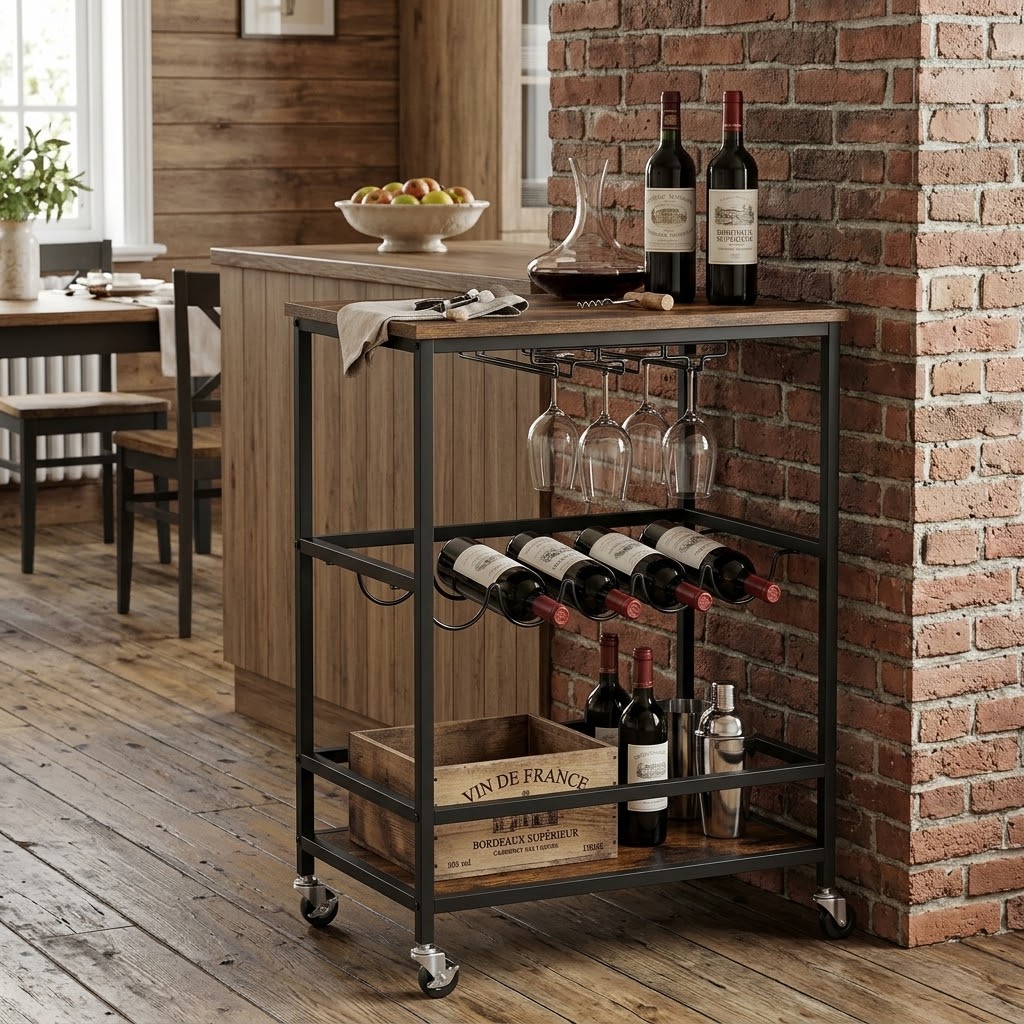 Le Chariot du Sommelier, desserte roulante pour le service du vin, photo 3