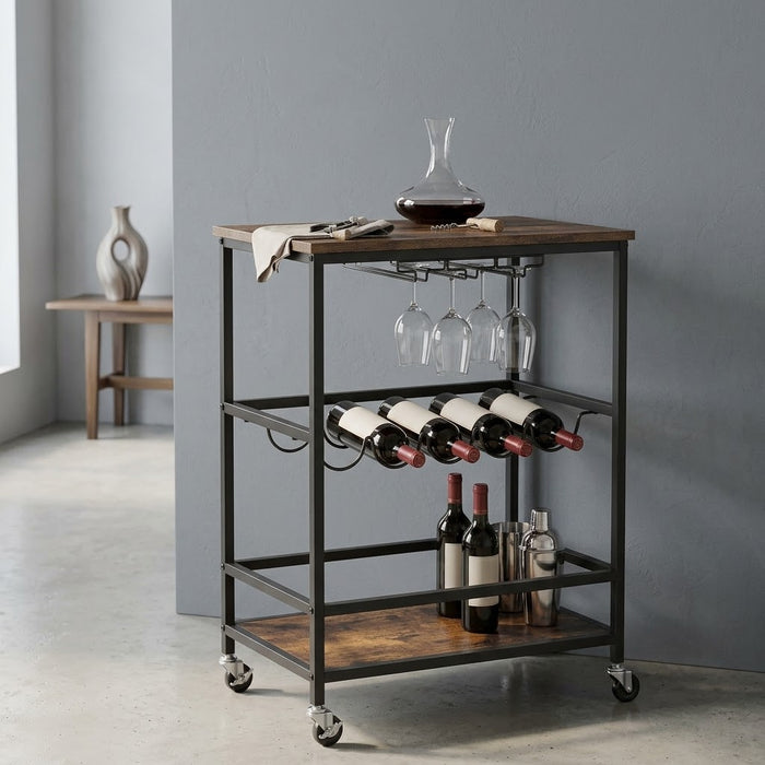 Le Chariot du Sommelier, desserte roulante pour le service du vin - Cave & Comptoir