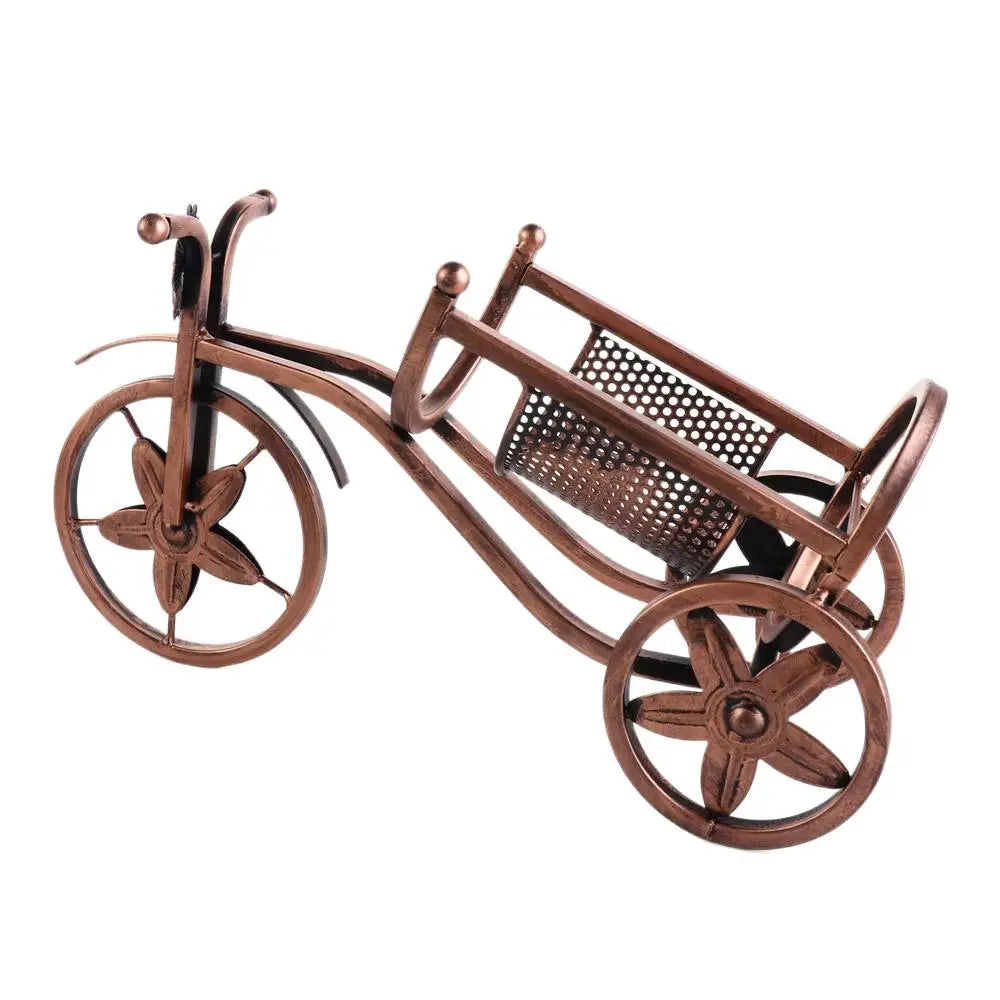 Le Tricycle Vendangeur, présentoir en métal rétro, vue d'ensemble