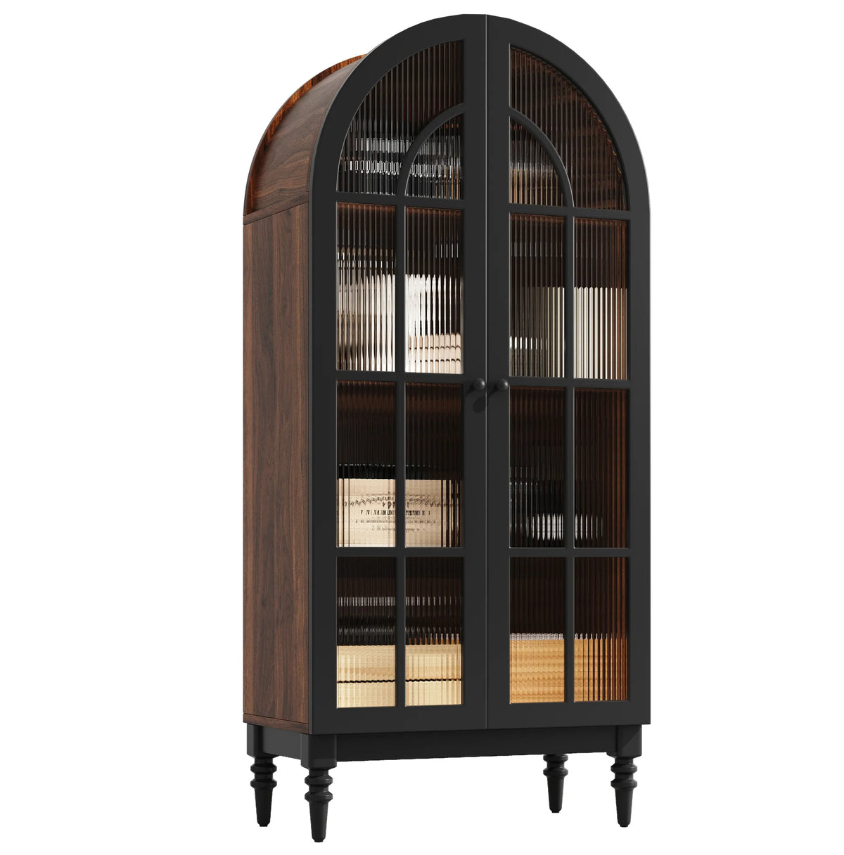 L'Arcade, vitrine haute à portes vitrées, style arche, photo 6